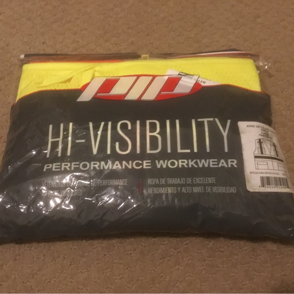 PIP-High-Visibility Safety Vest & Pyramex Safety Glasses